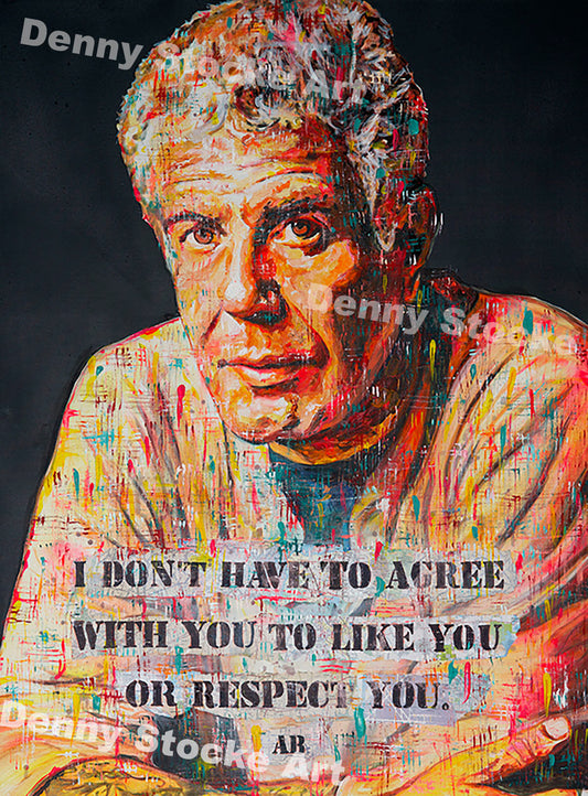 "Bourdain Version 2"- Print (2023)